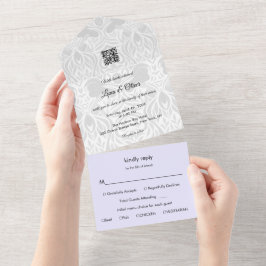 Wedding Invitation | Yumeji-Inspired Design All In One Uitnodiging