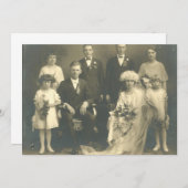WEDDING    INVITATIONREAL 1920-FOTO VAN 1920 KAART (Voorkant / Achterkant)