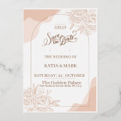 Wedding Invitations Folie Uitnodiging (Voorkant)