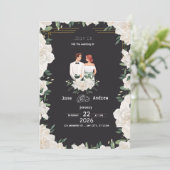 wedding invitations kaart (Staand voorkant)