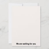 wedding invitations kaart (Achterkant)