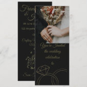 Wedding Invitations Kaart (Voorkant / Achterkant)