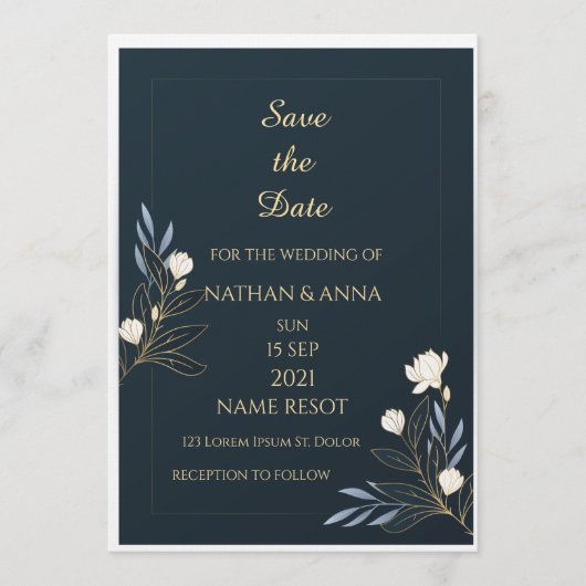 Wedding Invitations Kaart (Voorkant)