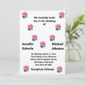 Wedding Invitations Kaart (Staand voorkant)