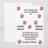 Wedding Invitations Kaart (Voorkant / Achterkant)