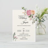 Wedding Invitations Kaart (Staand voorkant)