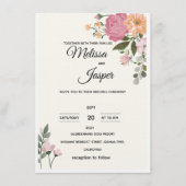 Wedding Invitations Kaart (Voorkant)