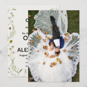 wedding invitations  kaart (Voorkant / Achterkant)