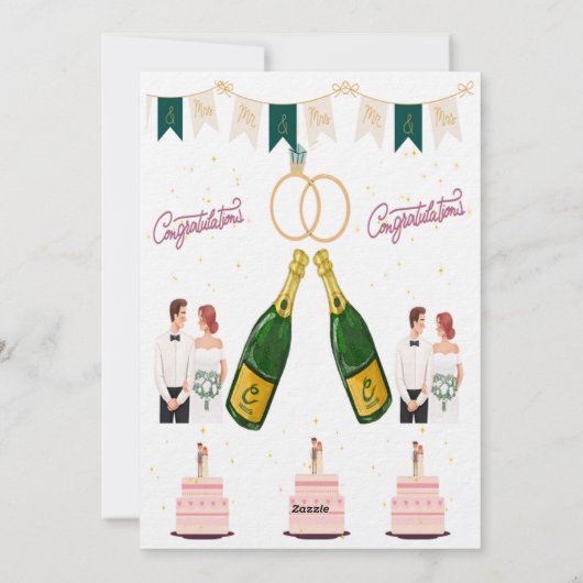 wedding invitations kaart (Achterkant)