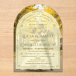 Wedding Invitations Minimalist Acrylic Invitation Acryl Uitnodigingen