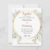 Wedding Invite | Elegant | RSVP | Handfasting Kaart (Voorkant)