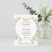 Wedding Invite | Elegant | RSVP | Handfasting Kaart (Staand voorkant)