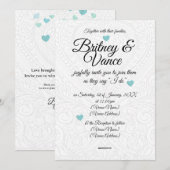 Wedding Invite Kaart (Voorkant / Achterkant)