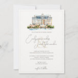 Wedding Invite - Resort in Waterverf Kaart<br><div class="desc">Of je nu een grootse affaire plant in een van de verbluffende ballrooms van de Bellagio of een meer intieme bijeenkomst in een van de luxe koffers van het hotel, onze waterverf Bellagio Las Vegas trouwuitnodiging is de perfecte manier om je speciale dag aan te kondigen. Het is een unieke...</div>