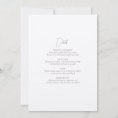 Wedding Invite - Spaanse missie in Waterverf Kaart (Achterkant)