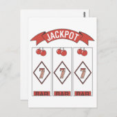 Wedding Jackpot Briefkaart (Voorkant / Achterkant)