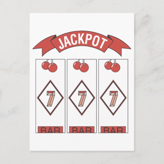Wedding Jackpot Briefkaart (Voorkant)