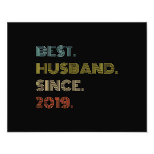 Wedding Jubileum Beste man sinds 2019 Foto Afdruk
