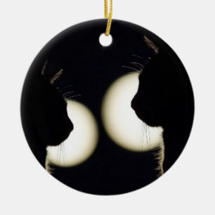 WEDDING JUBILEUM CAT CATS ORNAMENT