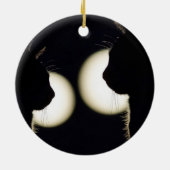 WEDDING JUBILEUM CAT CATS ORNAMENT (Achterkant)