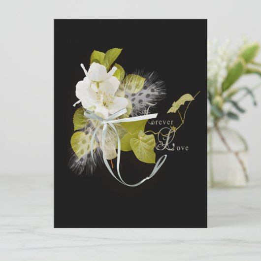 Wedding Jubileum Celebration Kaart (Staand voorkant)