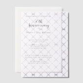 Wedding Jubileum Classic Font Vellum Uitnodigingen (Offset (Uitnodiging))