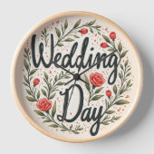 Wedding Jubileum Clock (Voorkant)