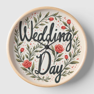 Wedding Jubileum Clock