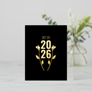 Wedding Jubileum Folie Uitnodiging Briefkaart