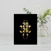 Wedding Jubileum Folie Uitnodiging Briefkaart (Staand Voorkant)