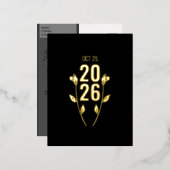 Wedding Jubileum Folie Uitnodiging Briefkaart (Voorkant / Achterkant)