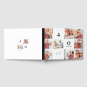 Wedding Jubileum Multiple Grid Fotocollage Gastenboek (Volledig)