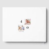 Wedding Jubileum Multiple Grid Fotocollage Gastenboek (Achterkant)