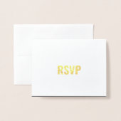 Wedding Jubileum RSVP Response Kaart (Voorkant met envelop)