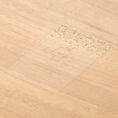 Wedding Jubileum Surprise Party Acryl Uitnodigingen (Laagn)