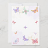 Wedding Jubileum Uitnodiging Kaart (Achterkant)