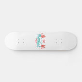 Wedding Just Marriott Two Birds Colourful Gift Ide Persoonlijk Skateboard (Horizontaal)