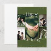 wedding kaart (Voorkant / Achterkant)