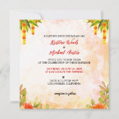 Wedding Kaart Water Color Invitation (Voorkant)