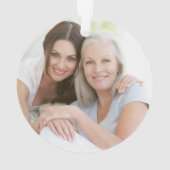 Wedding Keepasmoeder van de Bride Floral foto Ornament (achterkant)