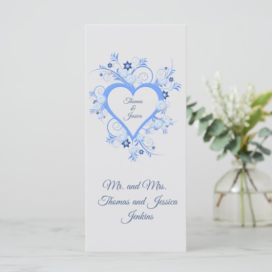 Wedding Keepomwille Favor met Romantic Heart Lijst (Staand voorkant)