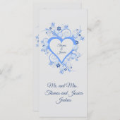 Wedding Keepomwille Favor met Romantic Heart Lijst (Voorkant / Achterkant)