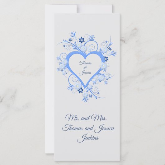 Wedding Keepomwille Favor met Romantic Heart Lijst (Voorkant)
