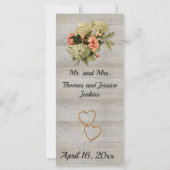 Wedding Keepomwille Favor met Rustic Charm (Voorkant)