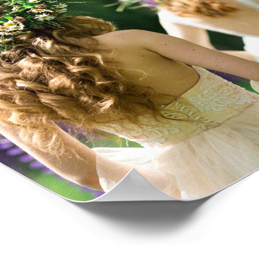 Wedding Keepomwille Mr en Mrs. 6 Foto Collage Poster (Hoek)