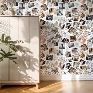 Wedding Keepsake 30 Photo Collage Wit ID1065 Behang