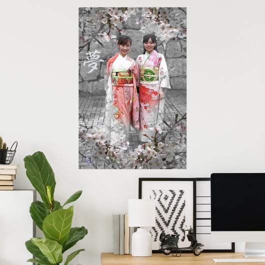 WEDDING KIMONOS POSTER (Thuiskantoor)