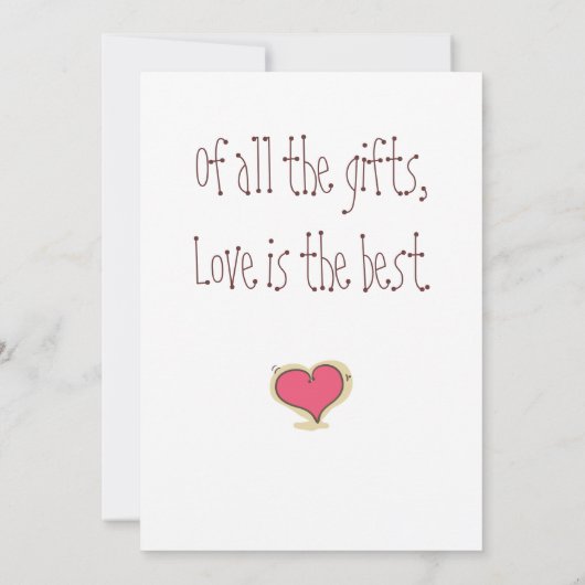 Wedding Kiss Bedankkaart (Achterkant)