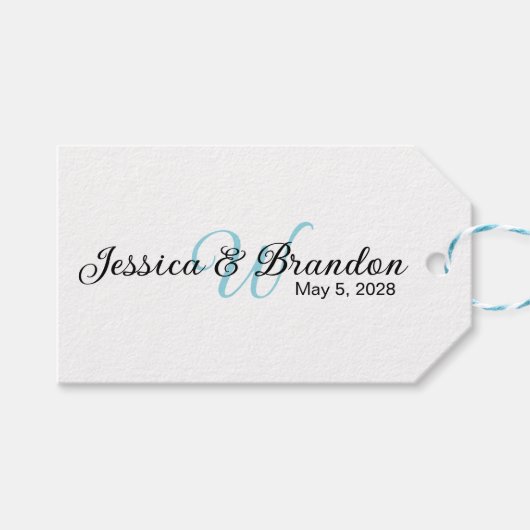 Wedding Label 016 Cadeaulabel (Voorkant (Horizontaal))