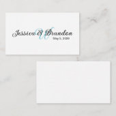 Wedding Label 016 Informatiekaartje (Voorkant / Achterkant)